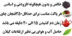چای بهاره شمال